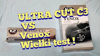 Testuję pasty polerskie K2 Venox vs K2 Ultra Cut C3 czy dały radę [upl. by Hayidan169]