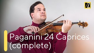 PAGANINI 24 Caprices complete Antal Zalai violin 🎵 classical music [upl. by Eenet]