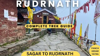 Sagar village To Rudrnath TrekEvery info about TrekDay 07Panch Kedar Yatra [upl. by Salisbury65]