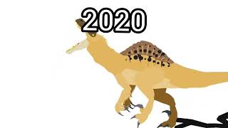 Spinoraptor of drawing cartoons 2 Evolution 2020 2022 [upl. by Assela]