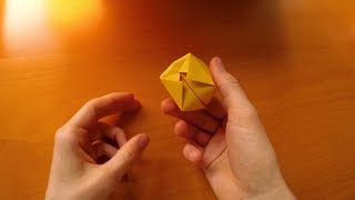 Origami  Ballon Anleitung zum selber machen  Anleitung basteln mit Papier  Allerlei Channel [upl. by Daniels173]