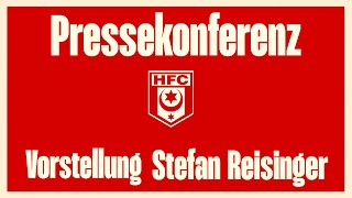 Vorstellung des neuen Cheftrainers Stefan Reisinger [upl. by Filide]