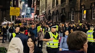 EdinburghScotland Thousands of people attended the First Show of Edinburgh Military Tattoo 2023 [upl. by Berga708]