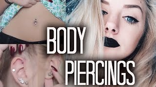 All About My Piercings 2014  Maddi Bragg [upl. by Lecirg]