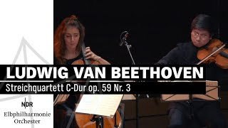 Ludwig van Beethoven Streichquartett CDur op 59 Nr 3  NDR Elbphilharmonie Orchester [upl. by Bo]