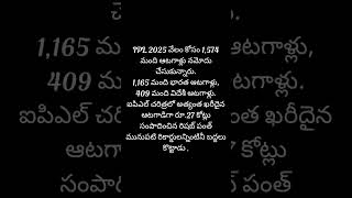 PL 2025 మెగా వేలం [upl. by Alyakem]