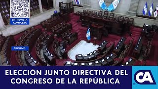 Entrevista Elección junta directiva del Congreso [upl. by Miun]