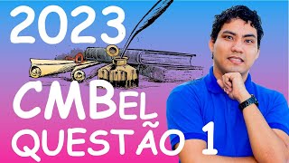 CMBel 2023 Prova do Colégio Militar de Belém 2023 Questão 1 6º ANO [upl. by Nanyt]