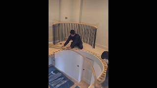 Installing a home staircase [upl. by Annoed]