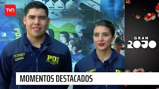 Geraldine y Raúl se integraron al estricto régimen de la PDI  Gran Rojo [upl. by Eveam430]