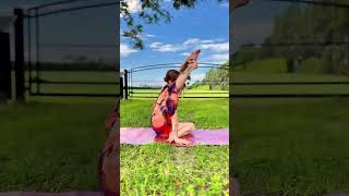 Leg Stretch Hip Mobility Easy Flexibility Flow yogaexercise yoga flexibility shorts [upl. by Yleek763]