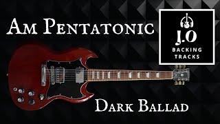 A minor Pentatonic Backing TrackDark Ballad ｜60BPM｜Backing Track for Guitar [upl. by Macswan75]