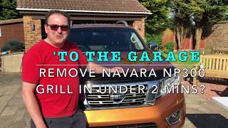 Navara NP300 Grill removal in under 2 minutes [upl. by Eiraminot]