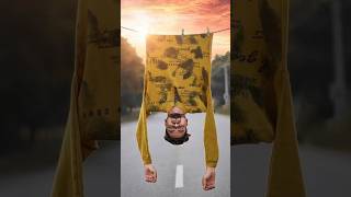 Golden Man Floating Without a Chair shortsvideo [upl. by Araj]