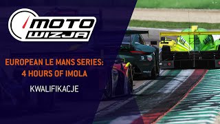 NA ŻYWO ELMS 4 Hours of Imola  kwalifikacje [upl. by Nodnarg453]