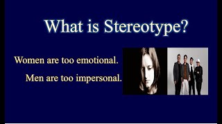 What is STEREOTYPE What does STEREOTYPE mean meaning definition examples amp explanation [upl. by Notsruht869]