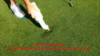 Course Etiquette Fairway Divot Sand Mix [upl. by Eiroc]