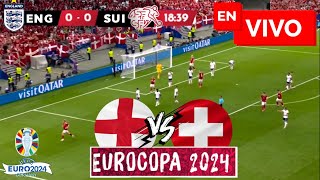 🔴 INGLATERRA VS SUIZA PARTIDO EN VIVO  UEFA EURO 2024  CUARTOS DE FINAL [upl. by Aifos]