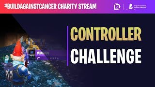 Fortnite  Controller Challenge  BuildAgainstCancer  DrLupo [upl. by Ydnam]