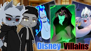 DreamWorks Villains React To Old Disney Villains  Gacha react [upl. by Barbee843]