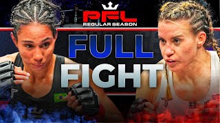 HEATED Flyweight FaceOff  Jena Bishop v Taila Santos  Full Fight  PFL 4 2024 [upl. by Nnarual976]