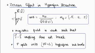 Hyperfine structure PaschenBack effect amp BackGoudsmit effect notes [upl. by Palla]