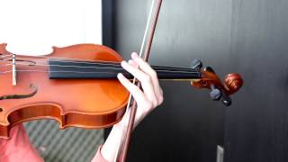 Como hacer vibrato en el Violin [upl. by Nadabus]