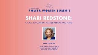 Shari Redstone A Call to Combat Antisemitism amp Hate  Power Women Summit 2023 [upl. by Einnok]