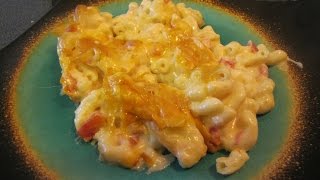 Smoked Macaroni and Cheese in masterbuilt electric smoker [upl. by Nawd]