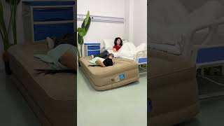 Fully automatic inflatable air bed awesome Onetouch operation no effort required [upl. by Ainehta]