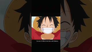 Be kind enough like luffy so even blind person can see you kindness✨❤️animeonepiece luffyquotes [upl. by Aitnis450]