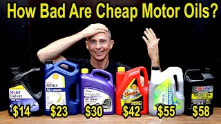 How Bad Are Cheap quotDieselquot Motor Oils 14 vs 58 [upl. by Eirrehs811]