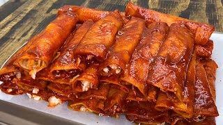 🇲🇽 ENCHILADAS NORTEÑAS PARA CHUPARSE LOS DEDOS 🇲🇽 [upl. by Sanoy]