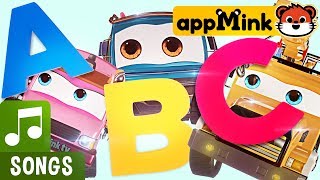 ABC Song  Alphabet Song  Kids Learn ABC with Baby Toy Cars  appMink nursery rhymes [upl. by Ecilef]