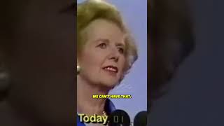 Margaret Thatcher DISMANTLES Leftist Ideology in Less Than 30 Seconds [upl. by Eisdnyl]