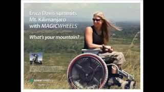 Erica Davis Summits Mt Kilimanjaro in a Wheelchair using MagicWheels [upl. by English]