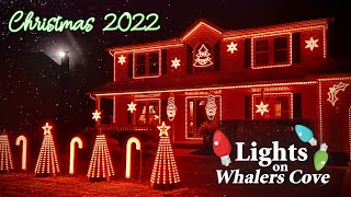 Christmas Light Show 2022 [upl. by Leatrice523]