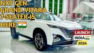 Next Gen Grand Vitara 7seater Cars Launch India 2024  Price Features Launch Date  Upcoming Car [upl. by Adnot131]