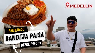 Probando la bandeja Paisa del Piso 11 edificio Fabricato Medellín [upl. by Julina64]