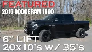 Featured  2015 Dodge Ram 1500 6quot Roughcountry Lift [upl. by Lynna]