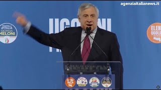 TAJANI quotDELINQUENTI E VIGLIACCHI HANNO ATTACCATO POLIZIOTTI A BOLOGNA SINISTRA PRENDA LE DISTANZEquot [upl. by Savart437]