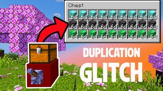 Minecraft 121 EASY Duplication Glitch ANY Item [upl. by Lagiba906]