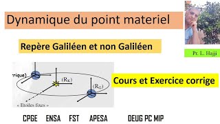 mecanique du point  Repère galiléen et non galiléen [upl. by Livi91]