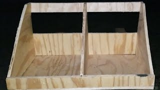 How to Build chicken coop nesting boxes from plywood [upl. by Eidoc499]