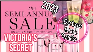 Victoria’s Secret Semi Annual Sale SUMMER 2023 VICTORIAS SECRET PINK Semi Annual Sale DATES 2023 [upl. by Grefer]