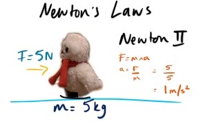 Newtons Laws  GCSE Physics Revision [upl. by Lovmilla]