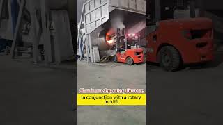 How does the rotary furnace feed and unload [upl. by Kovar]