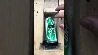 The satisfying sound of crushing cans shorts cancrushin cancrushing satisfying drink [upl. by Norad]