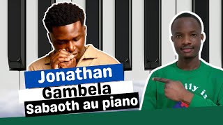 SABAOTH au piano Jonathan GAMBELA  ACCORDS [upl. by Odnumyar]