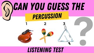 Percussion Instruments Quiz  How many instruments can you guess [upl. by Eolc946]